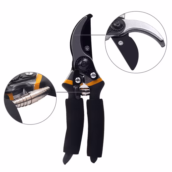 Professional Premium Titanium Bypass Pruning Shears Garden Tool